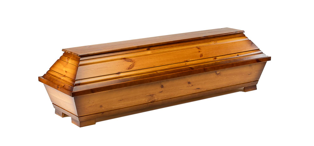 P2 PINE WOOD COFFIN