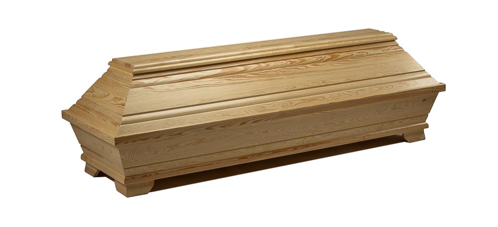 P4 PINE WOOD COFFIN