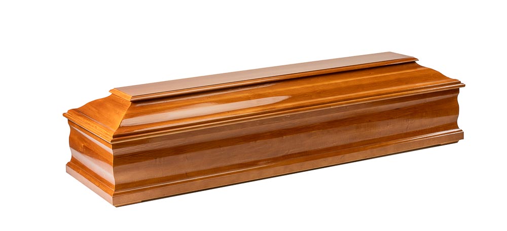 P8 PINE WOOD COFFIN image 2