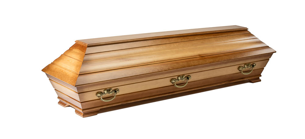 V6 PINE WOOD COFFIN
